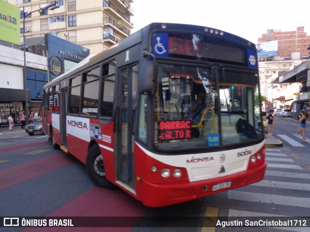 MONSA - Microomnibus Norte 6009 na cidade de Ciudad Autónoma de Buenos Aires, Argentina, por Agustin SanCristobal1712. Número da foto: #8936310.