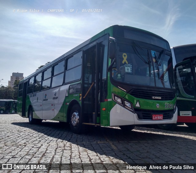 VB Transportes e Turismo 3363 na cidade de Campinas, São Paulo, Brasil, por Henrique Alves de Paula Silva. Número da foto: #8934336.