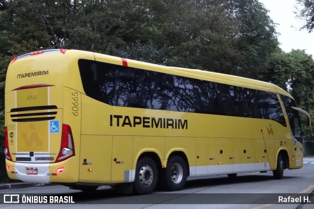Viação Itapemirim 60665 na cidade de São Paulo, São Paulo, Brasil, por Rafael H.. Número da foto: #8935435.