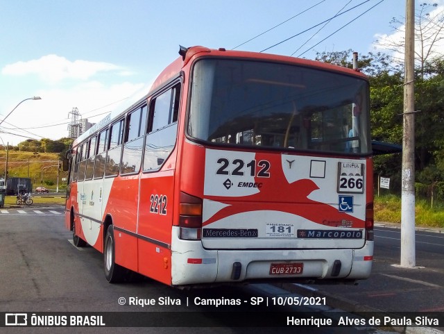 Expresso CampiBus 2212 na cidade de Campinas, São Paulo, Brasil, por Henrique Alves de Paula Silva. Número da foto: #8936173.