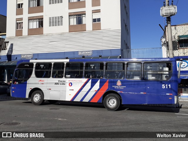 Auto Viação ABC 511 na cidade de Diadema, São Paulo, Brasil, por Welton Xavier. Número da foto: #8934527.
