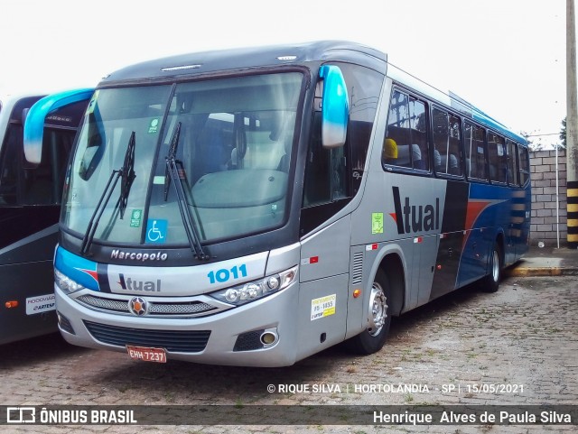 Viação Atual 1011 na cidade de Campinas, São Paulo, Brasil, por Henrique Alves de Paula Silva. Número da foto: #8936146.