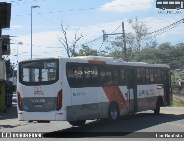 Evanil Transportes e Turismo RJ 132.018 na cidade de Nova Iguaçu, Rio de Janeiro, Brasil, por Lior Baptista. ID da foto: 8937547.