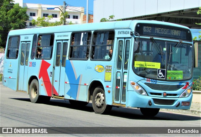 Rota Sol > Vega Transporte Urbano 35109 na cidade de Fortaleza, Ceará, Brasil, por David Candéa. ID da foto: 8938327.