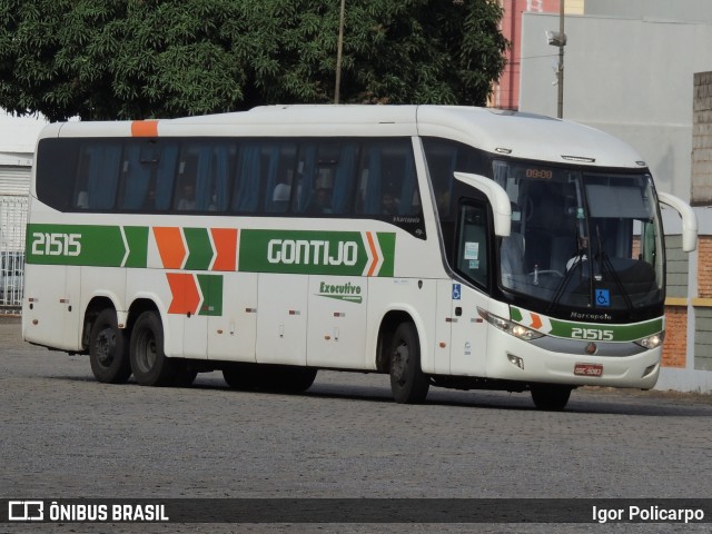 Empresa Gontijo de Transportes 21515 na cidade de Divinópolis, Minas Gerais, Brasil, por Igor Policarpo. ID da foto: 8937699.