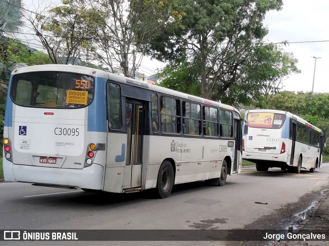 Transportes Futuro C30095 na cidade de Rio de Janeiro, Rio de Janeiro, Brasil, por Jorge Gonçalves. ID da foto: 8936876.