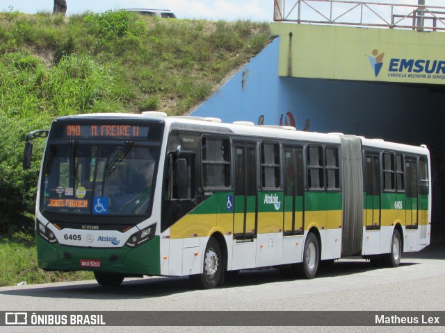 Viação Atalaia Transportes 6405 na cidade de Aracaju, Sergipe, Brasil, por Matheus Lex. Número da foto: #8938960.