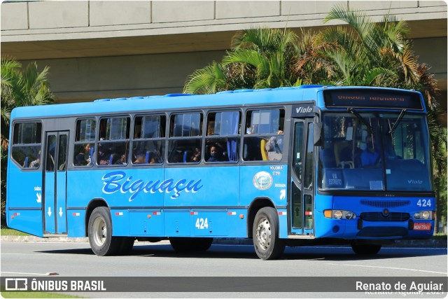 Biguaçu Transportes Coletivos Administração e Participação 424 na cidade de Florianópolis, Santa Catarina, Brasil, por Renato de Aguiar. Número da foto: #8938362.