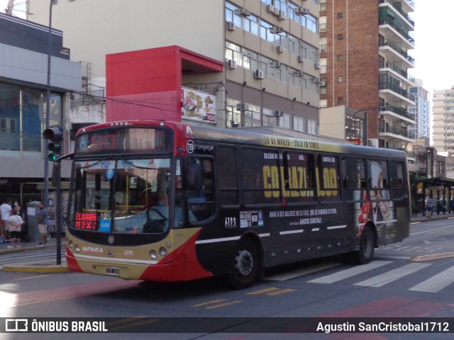MONSA - Microomnibus Norte 6123 na cidade de Ciudad Autónoma de Buenos Aires, Argentina, por Agustin SanCristobal1712. Número da foto: #8939355.