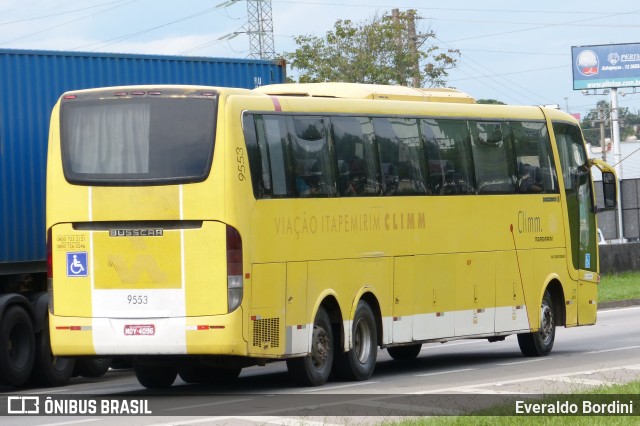 Viação Itapemirim 9553 na cidade de Caçapava, São Paulo, Brasil, por Everaldo Bordini. Número da foto: #8937412.
