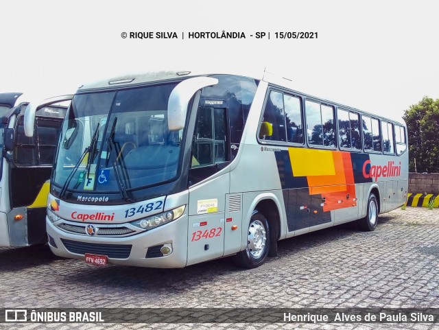 Transportes Capellini 13482 na cidade de Hortolândia, São Paulo, Brasil, por Henrique Alves de Paula Silva. ID da foto: 8939012.