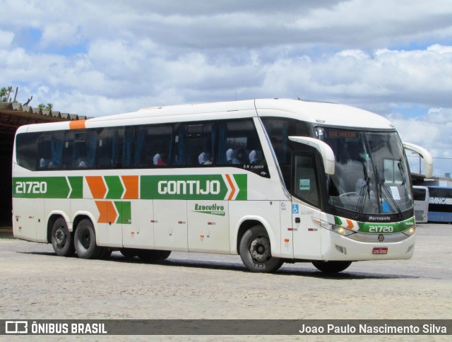 Empresa Gontijo de Transportes 21720 na cidade de Vitória da Conquista, Bahia, Brasil, por Joao Paulo Nascimento Silva. ID da foto: 8938919.