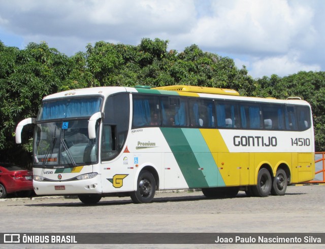 Empresa Gontijo de Transportes 14510 na cidade de Vitória da Conquista, Bahia, Brasil, por Joao Paulo Nascimento Silva. ID da foto: 8938858.