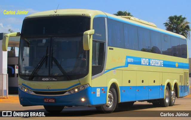 Viação Novo Horizonte 1031711 na cidade de Goiânia, Goiás, Brasil, por Carlos Júnior. Número da foto: #8940480.