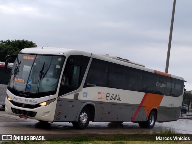 Evanil Transportes e Turismo RJ 132.023 na cidade de Rio de Janeiro, Rio de Janeiro, Brasil, por Marcos Vinícios. Número da foto: #8941902.