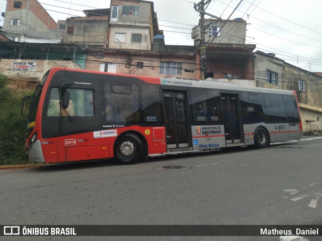 Express Transportes Urbanos Ltda 4 8975 na cidade de São Paulo, São Paulo, Brasil, por Matheus  Daniel. ID da foto: 8940433.