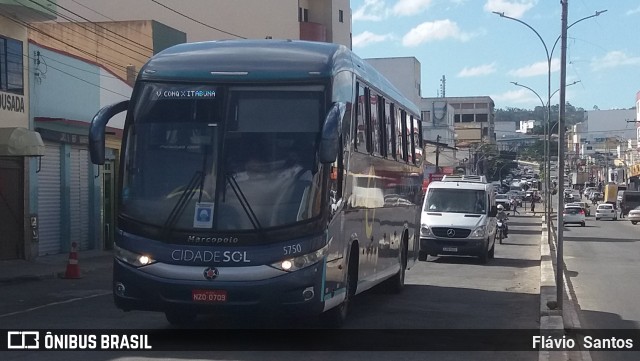 Viação Cidade Sol 5750 na cidade de Vitória da Conquista, Bahia, Brasil, por Flávio  Santos. Número da foto: #8940571.