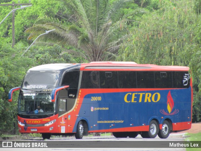 Viação Cetro 20010 na cidade de Recife, Pernambuco, Brasil, por Matheus Lex. Número da foto: #8942296.