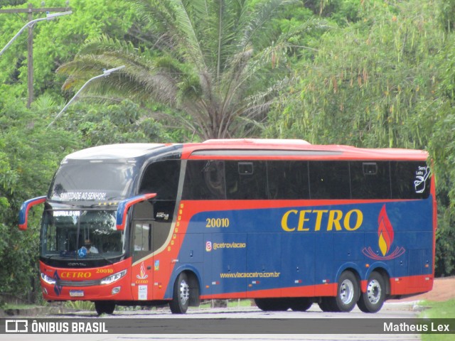 Viação Cetro 20010 na cidade de Recife, Pernambuco, Brasil, por Matheus Lex. ID da foto: 8942296.