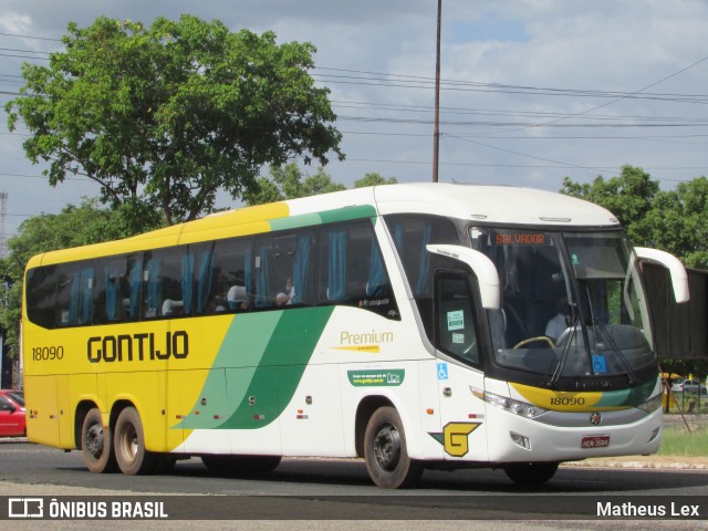 Empresa Gontijo de Transportes 18090 na cidade de Teresina, Piauí, Brasil, por Matheus Lex. ID da foto: 8942252.