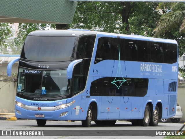 Rápido Federal 11875 na cidade de Salvador, Bahia, Brasil, por Matheus Lex. ID da foto: 8942315.