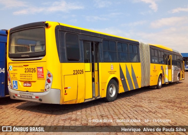 Transportes Capellini 23026 na cidade de Hortolândia, São Paulo, Brasil, por Henrique Alves de Paula Silva. ID da foto: 8942068.