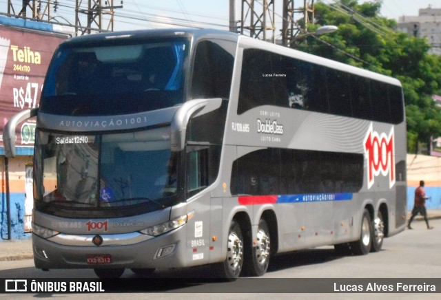 Auto Viação 1001 RJ 108.685 na cidade de Nova Iguaçu, Rio de Janeiro, Brasil, por Lucas Alves Ferreira. Número da foto: #8942265.