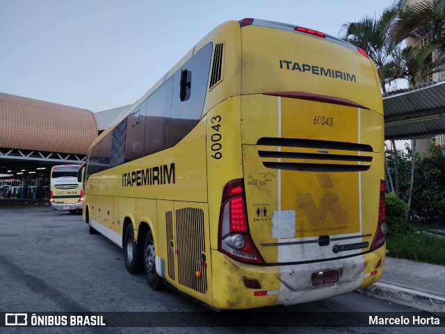 Viação Itapemirim 60043 na cidade de Rio de Janeiro, Rio de Janeiro, Brasil, por Marcelo Horta. Número da foto: #8939945.