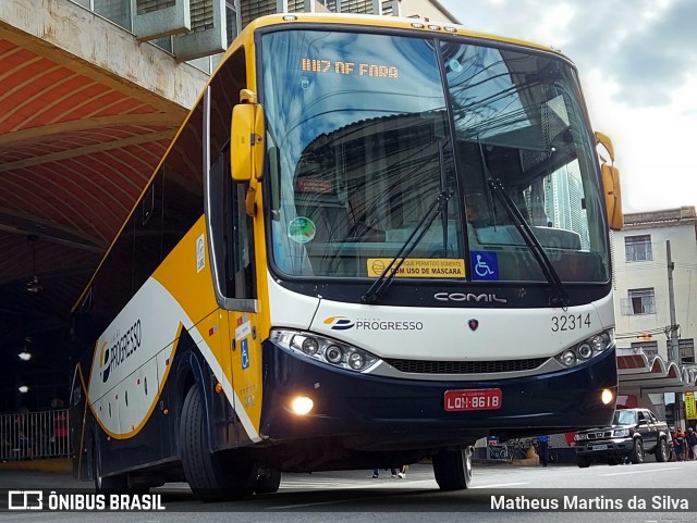 Viação Progresso 32314 na cidade de Barra Mansa, Rio de Janeiro, Brasil, por Matheus Martins da Silva. Número da foto: #8940646.