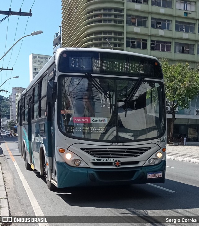 Viação Grande Vitória 4067 na cidade de Vitória, Espírito Santo, Brasil, por Sergio Corrêa. ID da foto: 8940223.