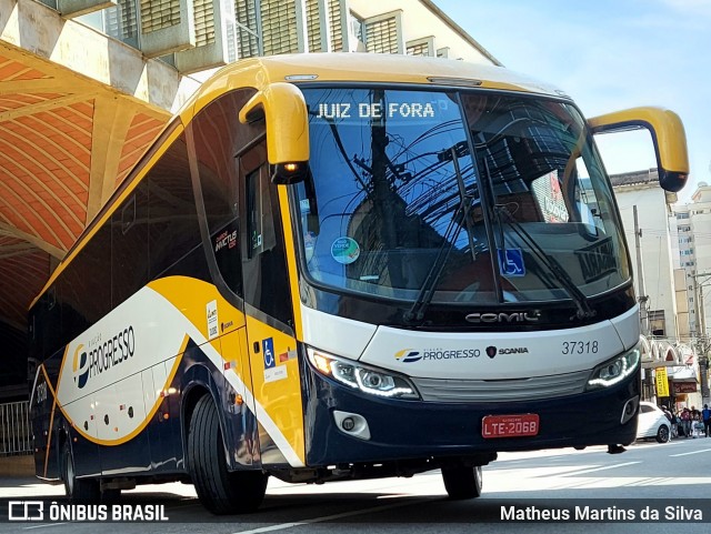 Viação Progresso 37318 na cidade de Barra Mansa, Rio de Janeiro, Brasil, por Matheus Martins da Silva. Número da foto: #8940660.