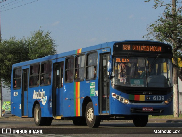 Viação Atalaia Transportes 6139 na cidade de Aracaju, Sergipe, Brasil, por Matheus Lex. Número da foto: #8942162.