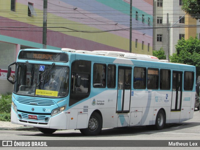 Auto Viação São José 12724 na cidade de Fortaleza, Ceará, Brasil, por Matheus Lex. ID da foto: 8942159.