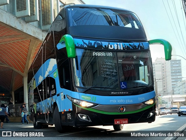 UTIL - União Transporte Interestadual de Luxo 11915 na cidade de Barra Mansa, Rio de Janeiro, Brasil, por Matheus Martins da Silva. Número da foto: #8940804.