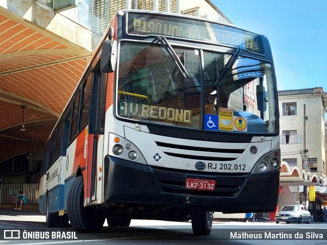 Viação Sul Fluminense RJ 202.012 na cidade de Barra Mansa, Rio de Janeiro, Brasil, por Matheus Martins da Silva. Número da foto: #8940852.