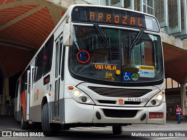 Viação Cidade do Aço RJ 174.149 na cidade de Barra Mansa, Rio de Janeiro, Brasil, por Matheus Martins da Silva. ID da foto: 8940826.