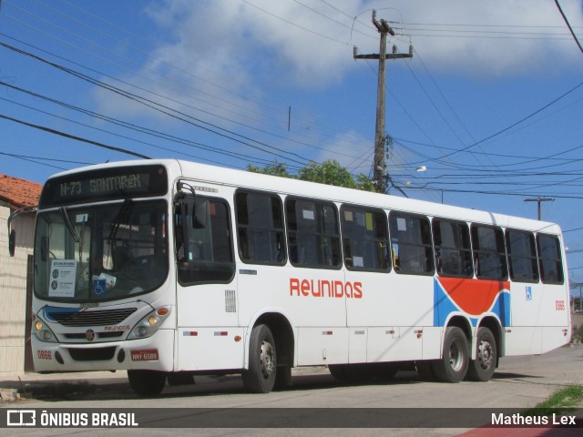 Reunidas Transportes Urbanos 0866 na cidade de Natal, Rio Grande do Norte, Brasil, por Matheus Lex. Número da foto: #8942227.