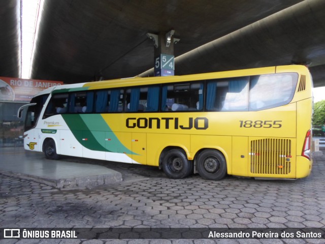 Empresa Gontijo de Transportes 18855 na cidade de Uberlândia, Minas Gerais, Brasil, por Alessandro Pereira dos Santos. ID da foto: 8943365.