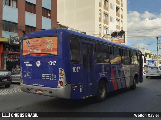 Auto Viação Triângulo 1017 na cidade de São Bernardo do Campo, São Paulo, Brasil, por Welton Xavier. ID da foto: 8943648.