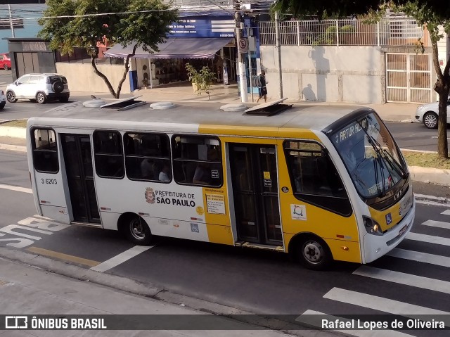 Transunião Transportes 3 6203 na cidade de São Paulo, São Paulo, Brasil, por Rafael Lopes de Oliveira. Número da foto: #8943287.