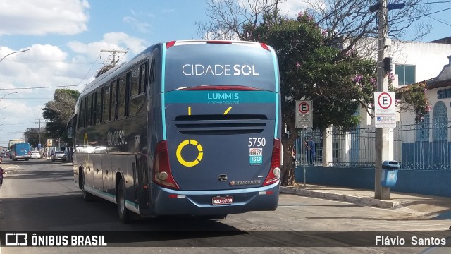 Viação Cidade Sol 5750 na cidade de Vitória da Conquista, Bahia, Brasil, por Flávio  Santos. ID da foto: 8942651.