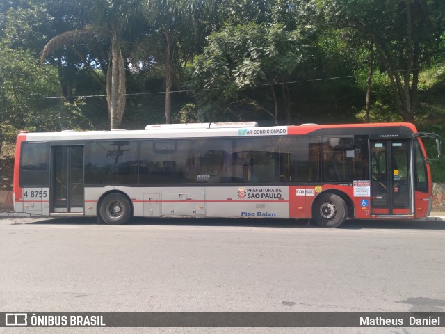 Express Transportes Urbanos Ltda 4 8755 na cidade de São Paulo, São Paulo, Brasil, por Matheus  Daniel. ID da foto: 8943185.