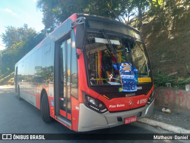 Express Transportes Urbanos Ltda 4 8755 na cidade de São Paulo, São Paulo, Brasil, por Matheus  Daniel. ID da foto: 8943179.