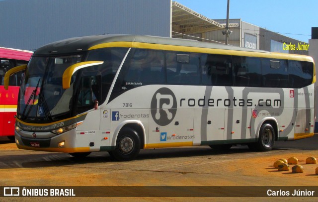 RodeRotas - Rotas de Viação do Triângulo 7316 na cidade de Goiânia, Goiás, Brasil, por Carlos Júnior. ID da foto: 8945632.