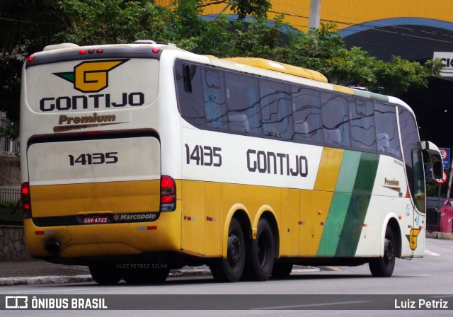 Empresa Gontijo de Transportes 14135 na cidade de Volta Redonda, Rio de Janeiro, Brasil, por Luiz Petriz. ID da foto: 8947131.