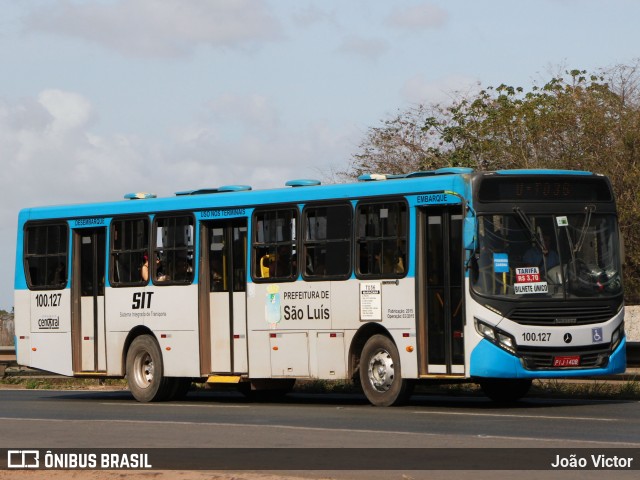 Taguatur - Taguatinga Transporte e Turismo 100.127 na cidade de São Luís, Maranhão, Brasil, por João Victor. ID da foto: 8946245.