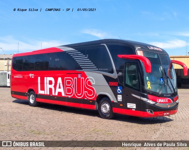 Lirabus 20002 na cidade de Campinas, São Paulo, Brasil, por Henrique Alves de Paula Silva. Número da foto: #8873911.