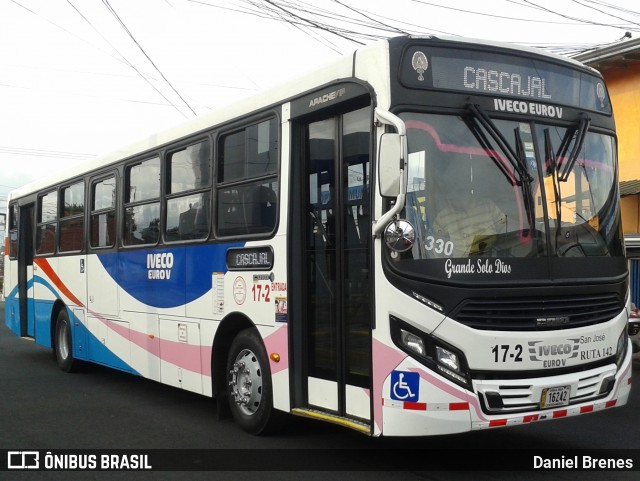 Transportes Coronado 17-2 na cidade de San Vicente, Moravia, San José, Costa Rica, por Daniel Brenes. ID da foto: 8874686.