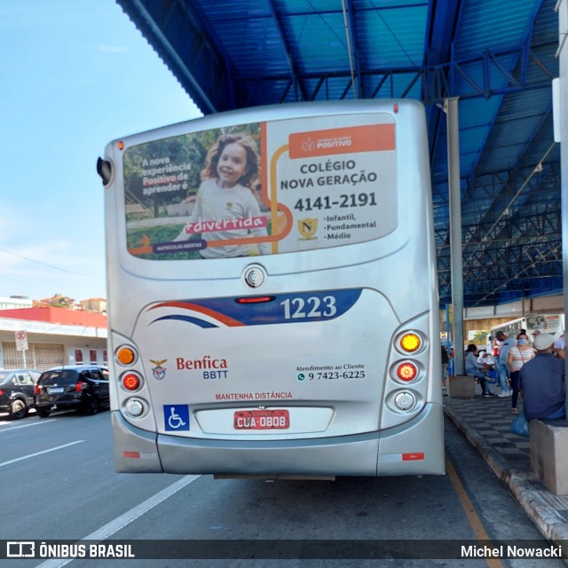 BBTT - Benfica Barueri Transporte e Turismo 1223 na cidade de Itapevi, São Paulo, Brasil, por Michel Nowacki. ID da foto: 8874246.