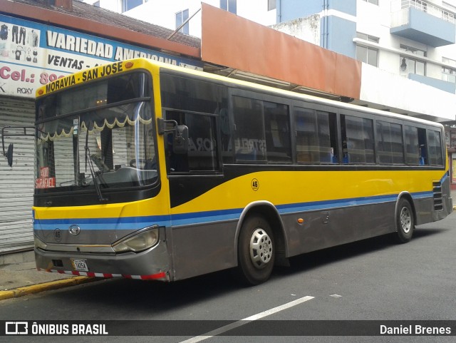 AMSA - Autotransportes Moravia 46 na cidade de Carmen, San José, San José, Costa Rica, por Daniel Brenes. ID da foto: 8874655.